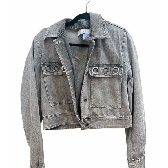 IRO Jackets & Blazers - IRO Washed Gray Jean Jacket